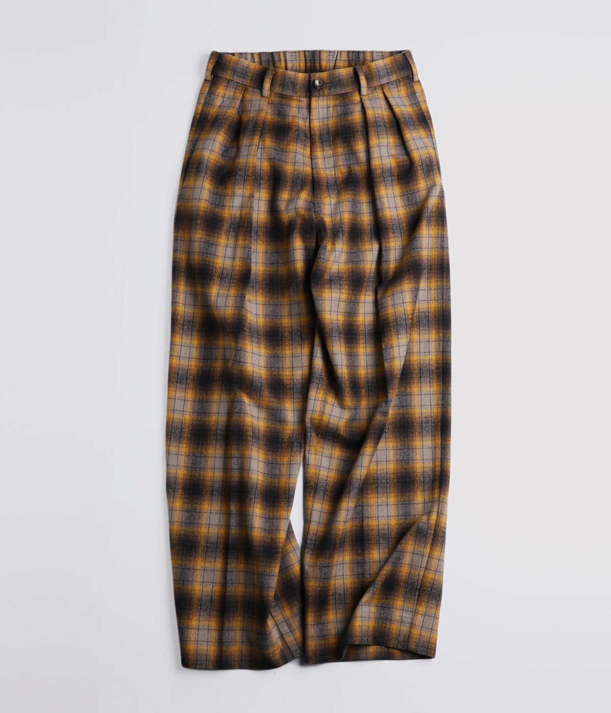 【予約】Cotton Flannel Check Easy Pants