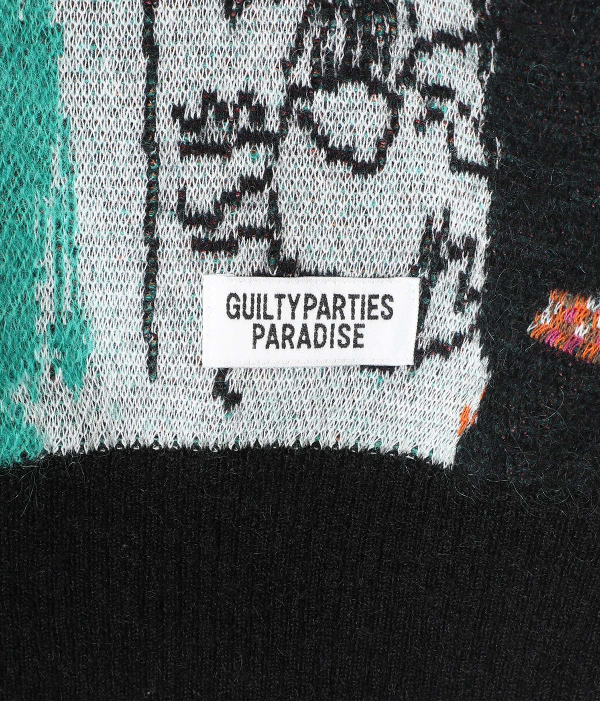 GUILTY PARTIES バスキア カーディガン JEAN-MICHEL BASQUIAT / CARDIGAN ( TYPE-2 ) | WACKO MARIA