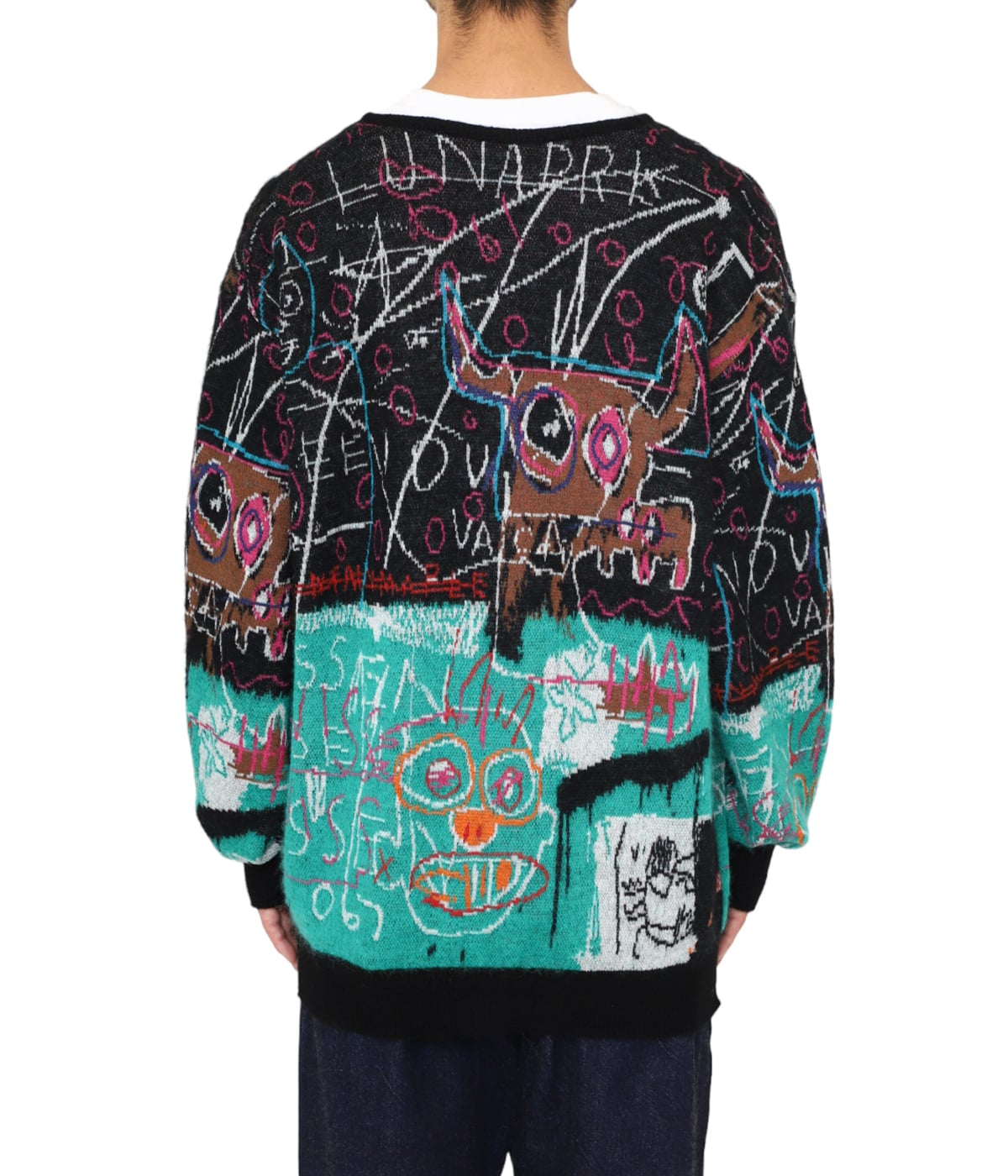 ワコマリア　バスキア　カーディガン　JEAN-MICHEL BASQUIAT JEAN-MICHEL BASQUIAT / CARDIGAN ( TYPE-2 ) | WACKO MARIA