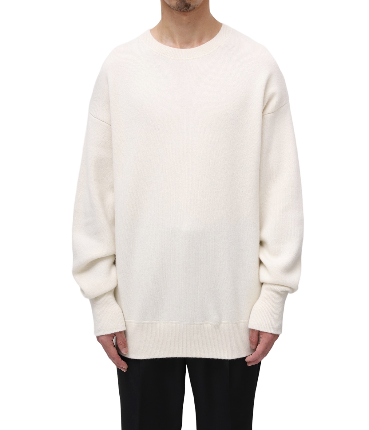 【bodhi】HEAVYWEIGHT SWEATSHIRT ニット CASHMERE SIGNATURE HEAVYWEIGHT SWEATSHIRT | BODHI(ボーディ
