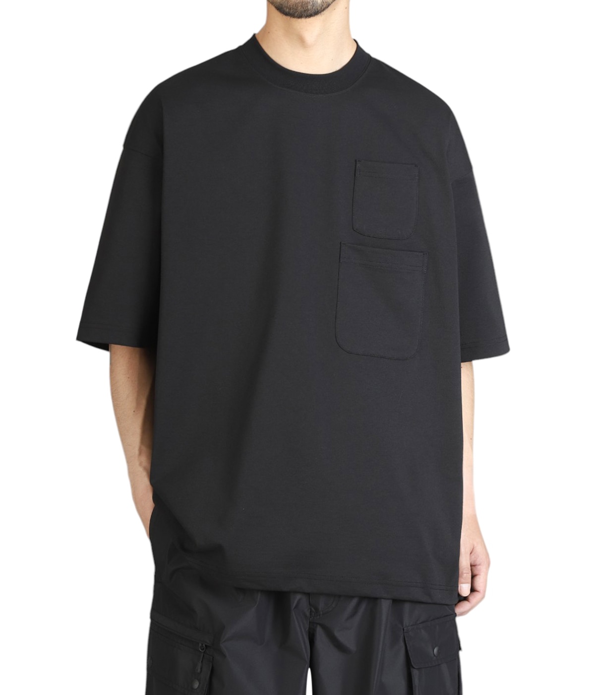 ダイワピアサーティンナイン TECH CREW NECK シャツ(ブラック/Ｓ) ダイワ ピアサーティナイン DAIWA PIER39 TECH SWEAT CREW S/S T