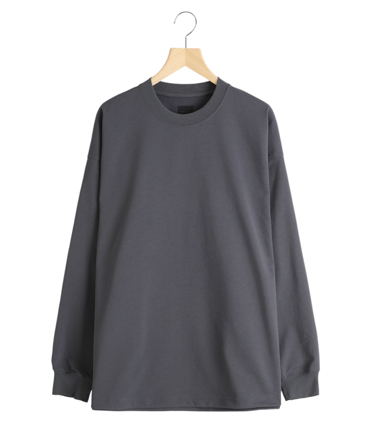 トップス daiwapier39 tech BD S/S charcoal L DAIWA PIER39 TECH DRAWSTRING L/S TEE - CHARCOAL (BE-40025