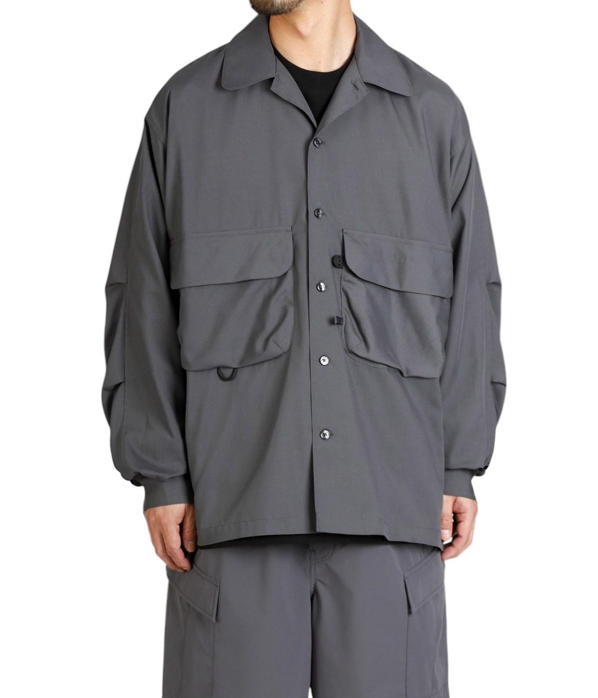 TECH SPORTS OPEN COLLAR SHIRT L/S | DAIWA PIER39(ダイワ ピア