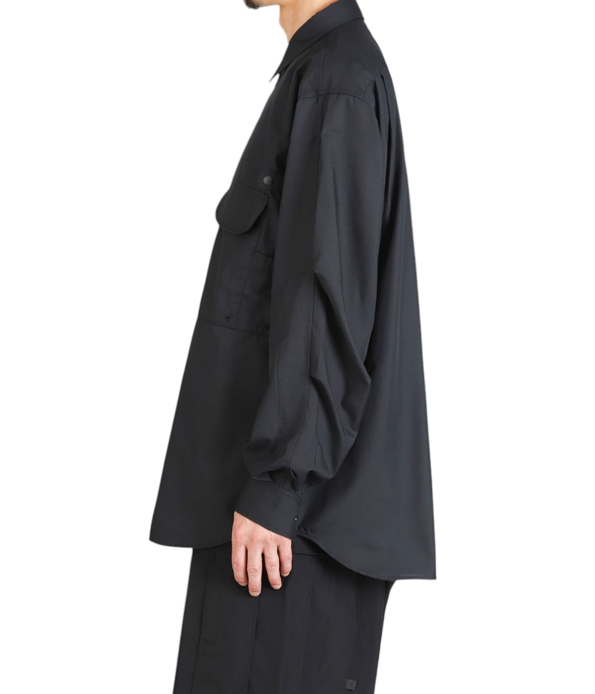 daiwa pier39 GLOBERIDE ブラック 長袖シャツ Mサイズ Tech Regular Stripe Shirt L/S(L(MEN) Black/ブラック): DAIWA