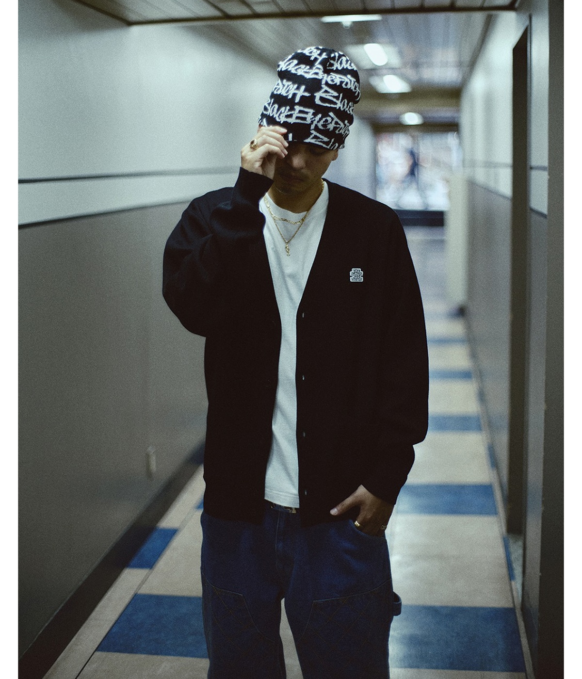 BlackEyePatch SMALLHWCSWEATCARDIGAN Lサイズ SMALL OG LABEL CARDIGAN | BlackEyePatch(ブラックアイパッチ