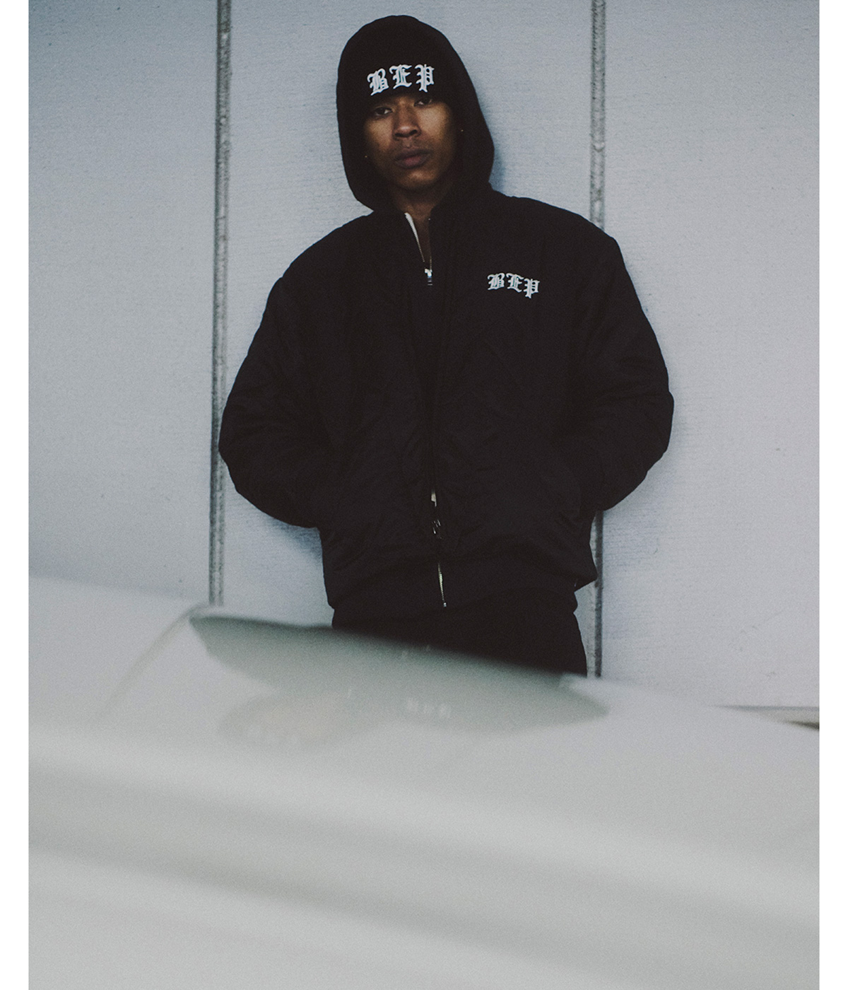 3 LETTER OE QUILTED JACKET | BlackEyePatch(ブラックアイパッチ