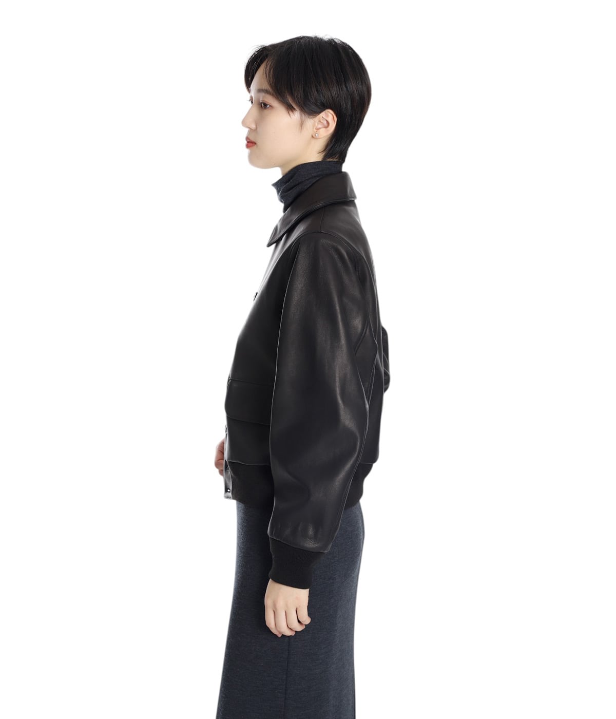 レディース】Lamb Leather Jacket | blurhms(ブラームス) / アウター