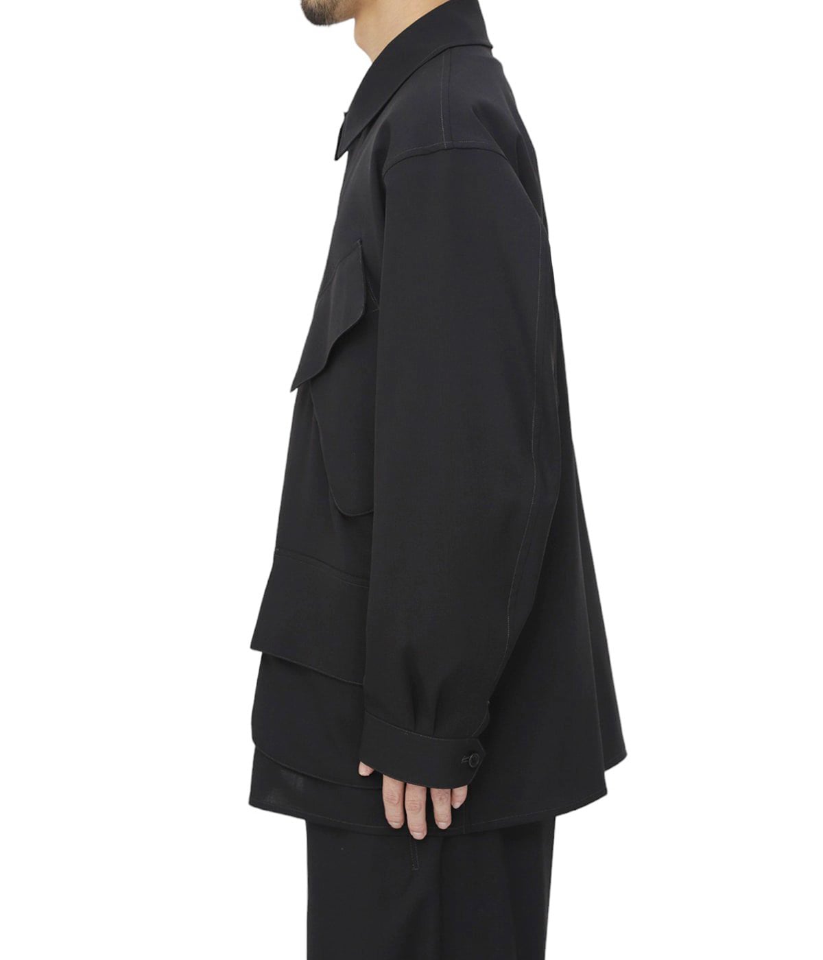 ジャケット・アウター blurhms Wool Voile Beacon Jacket Wool Voile Beacon Jacket -HEATHERCHARCOAL- | IN ONLINE STORE