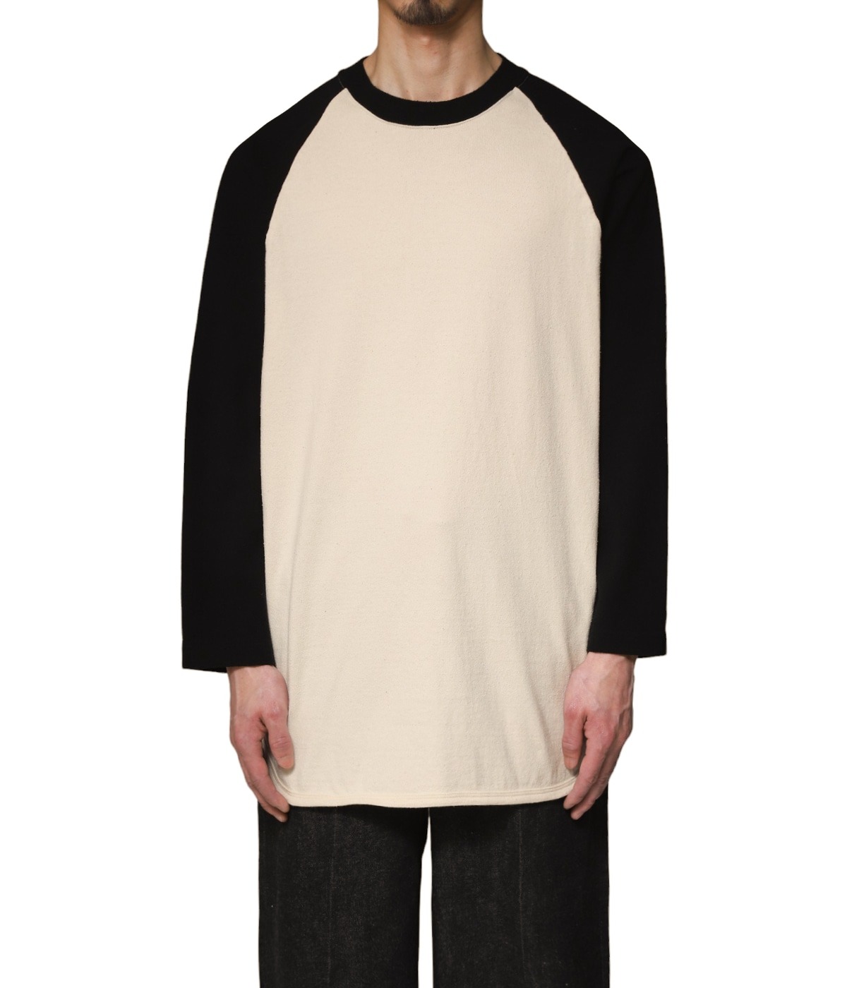 トップス blurhms Co/Silk Nep Baseball Raglan Tee Co/Silk Nep Baseball Raglan Tee | blurhms(ブラームス