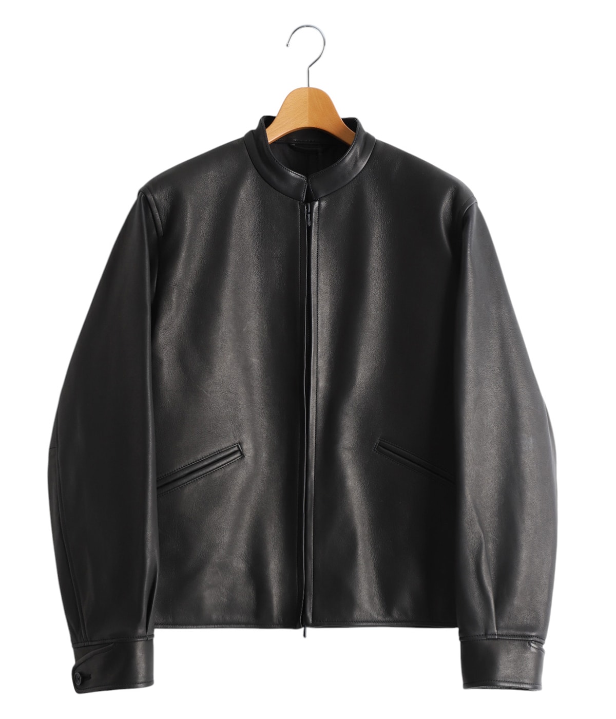 Lamb Leather Zip Short Jacket | blurhms(ブラームス