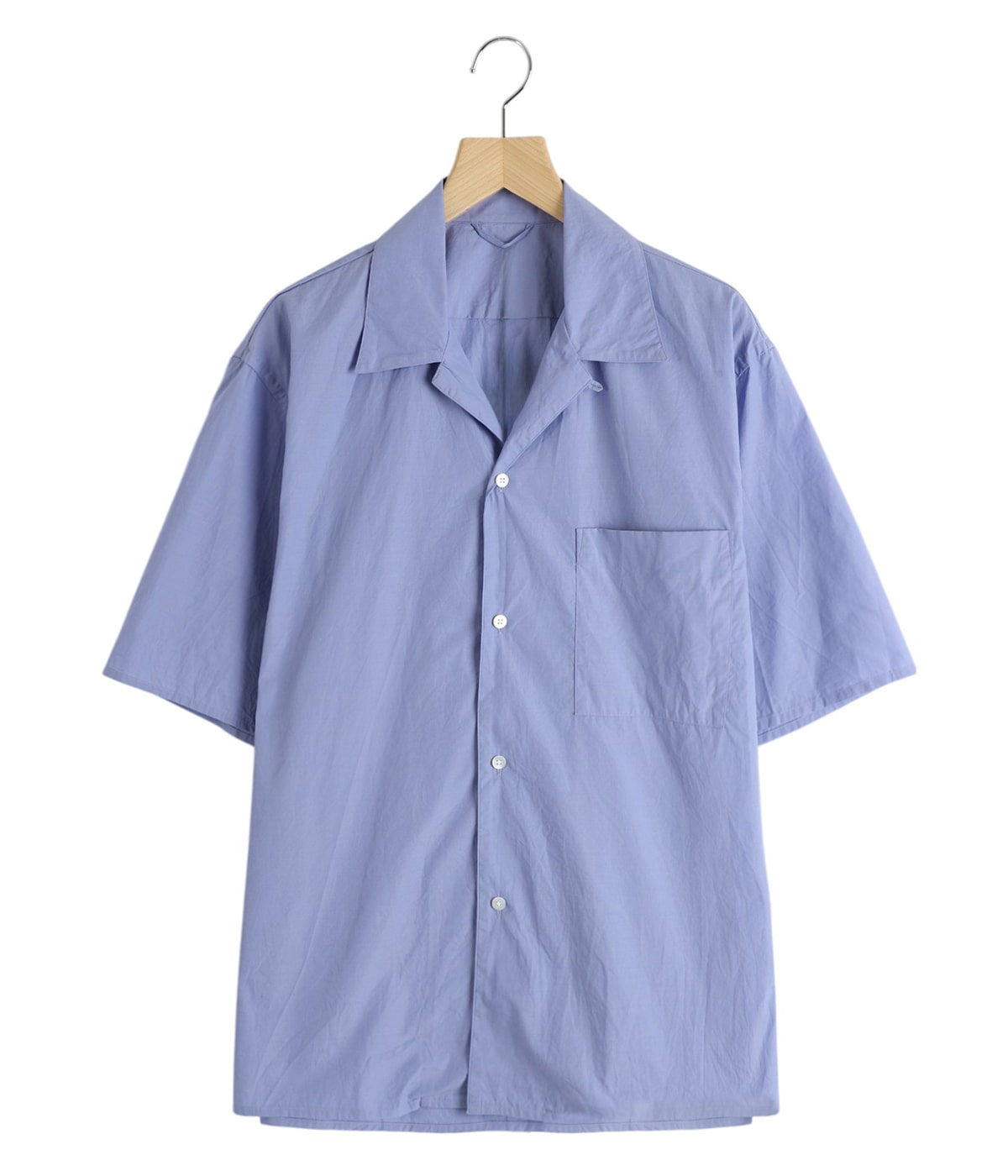 トップス blurhms Chambray Open-Collar Shirt blurhms (ブラームス) Chambray Open-Collar Shirt