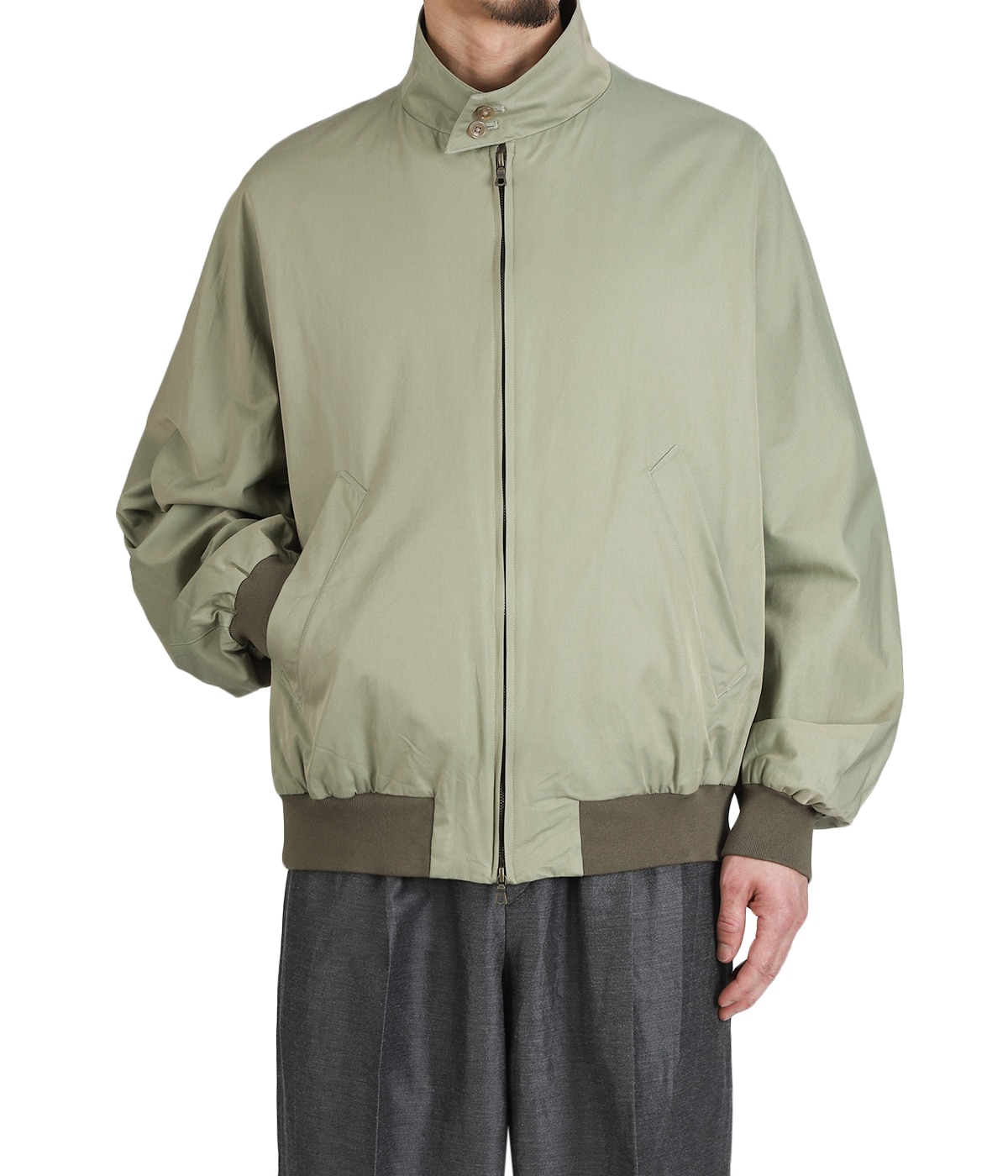Cotton Gabardine Harrington Jacket | blurhms(ブラームス
