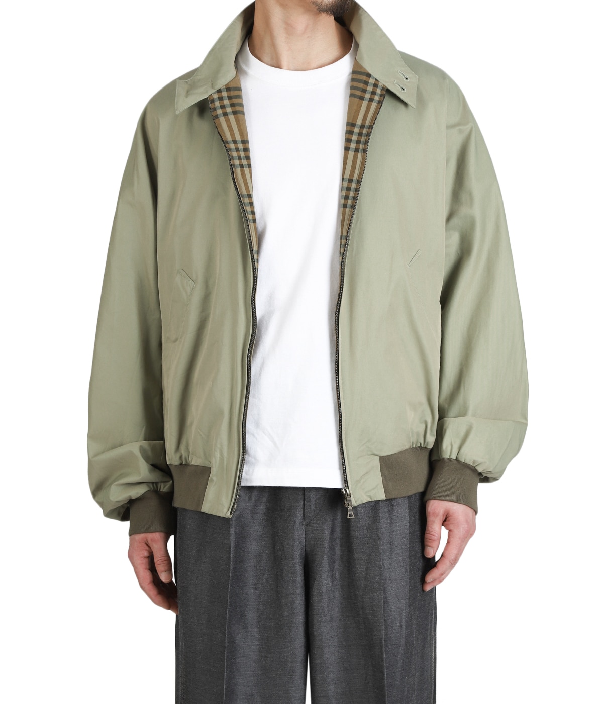 Cotton Gabardine Harrington Jacket | blurhms(ブラームス