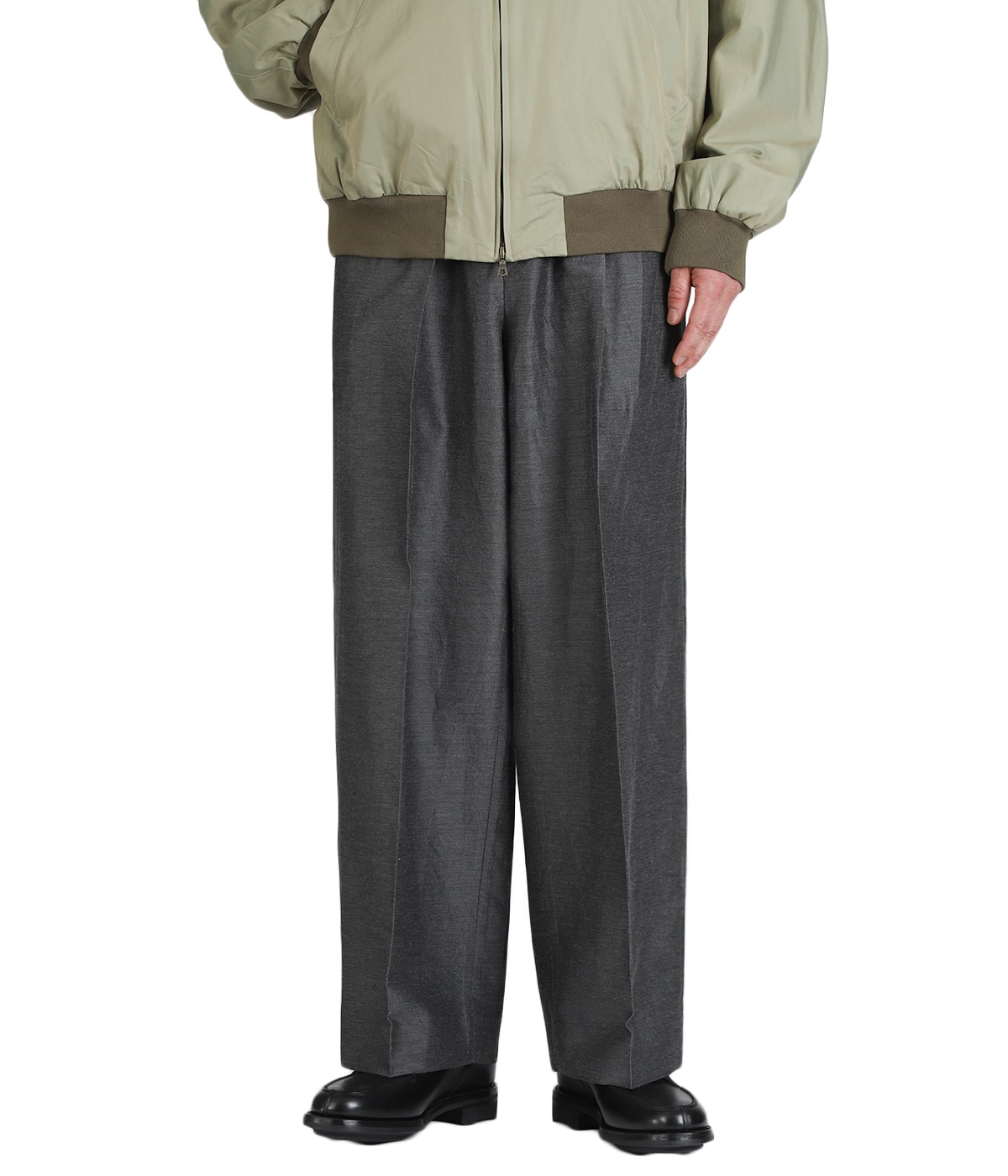 Silk-Wo-Co Two-tuck Slacks | blurhms(ブラームス) / パンツ