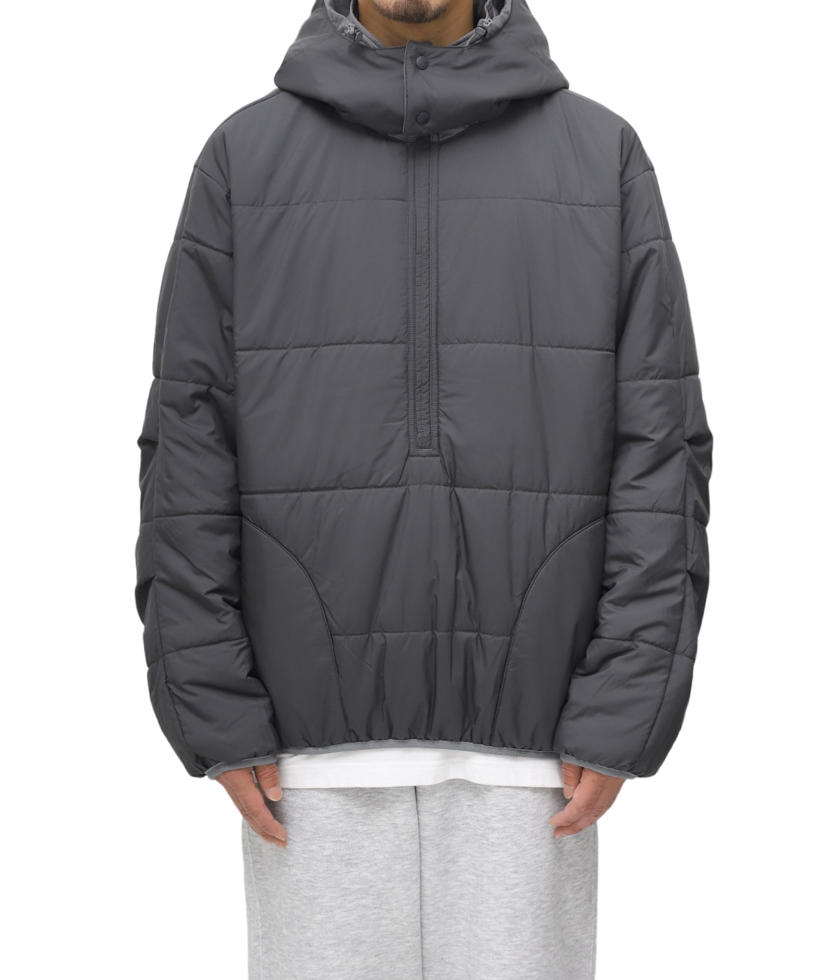 ジャケット・アウター TECH REVERSIBLE PULLOVER PUFF JACKET TECH REVERSIBLE PULLOVER PUFF JACKET #BLACK [BJ-22023W] _