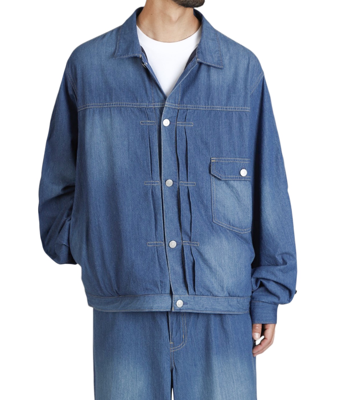 セットアップ DAIWA PIER39 デニムジャケットTECH LOOSE TECH DENIM JACKET | DAIWA PIER39(ダイワ ピアサーティナイン