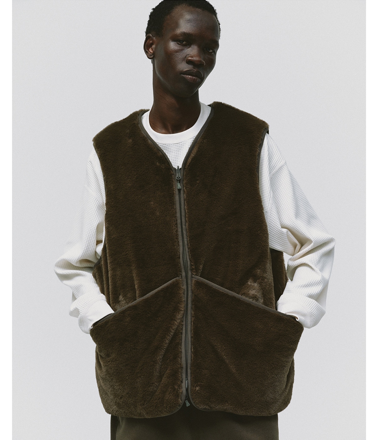 DAIWA PIER39 TECH REVERSIBLE VEST　L 美品 TECH REVERSIBLE BRITISH HUNTER FUR VEST | DAIWA PIER39(ダイワ ピア