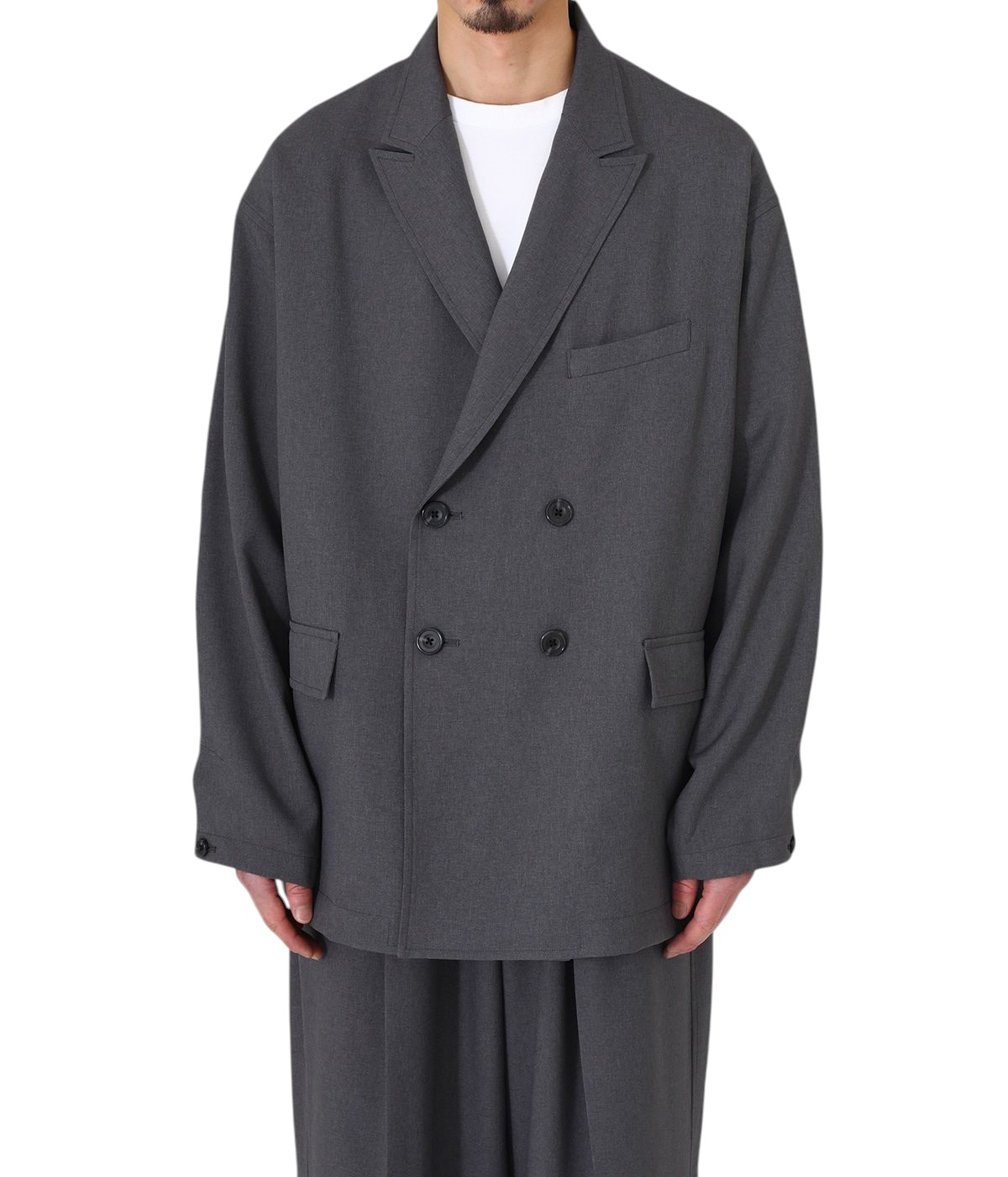 メ*ん様 TECH DOUBLE-BREASTED JACKET TWILL B TECH DOUBLE-BREASTED JACKET | DAIWA PIER39(ダイワ ピア