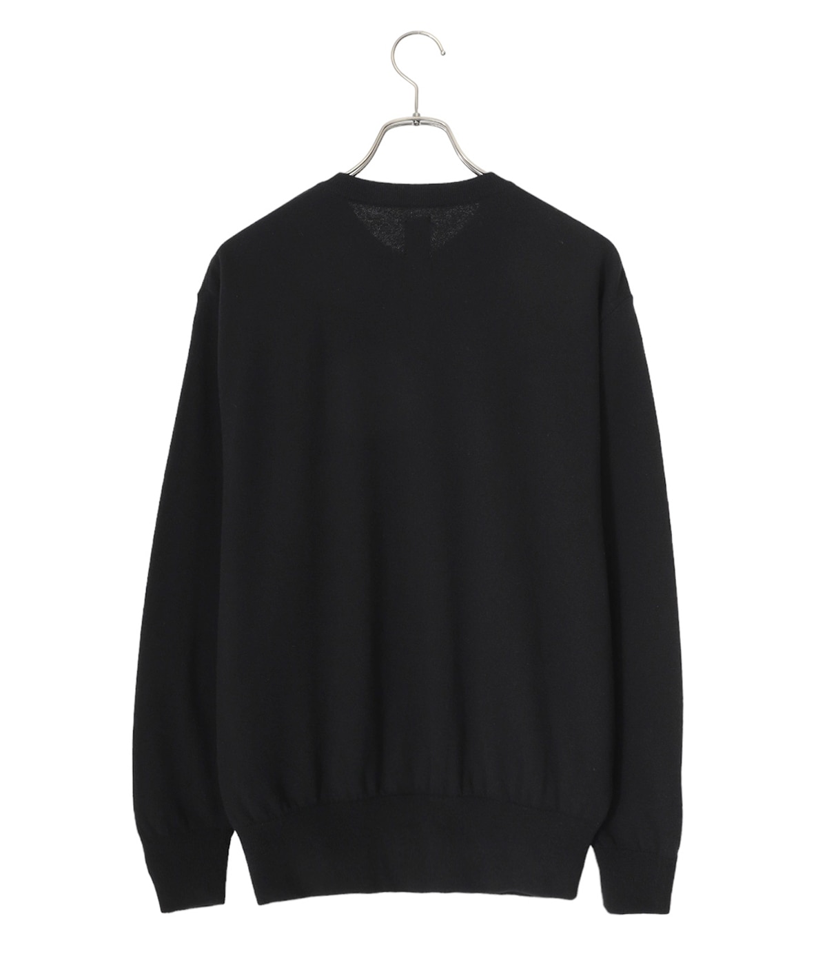 MICRO BACK LOOP CREW NECK ZIP CARDIGAN | BATONER(バトナー