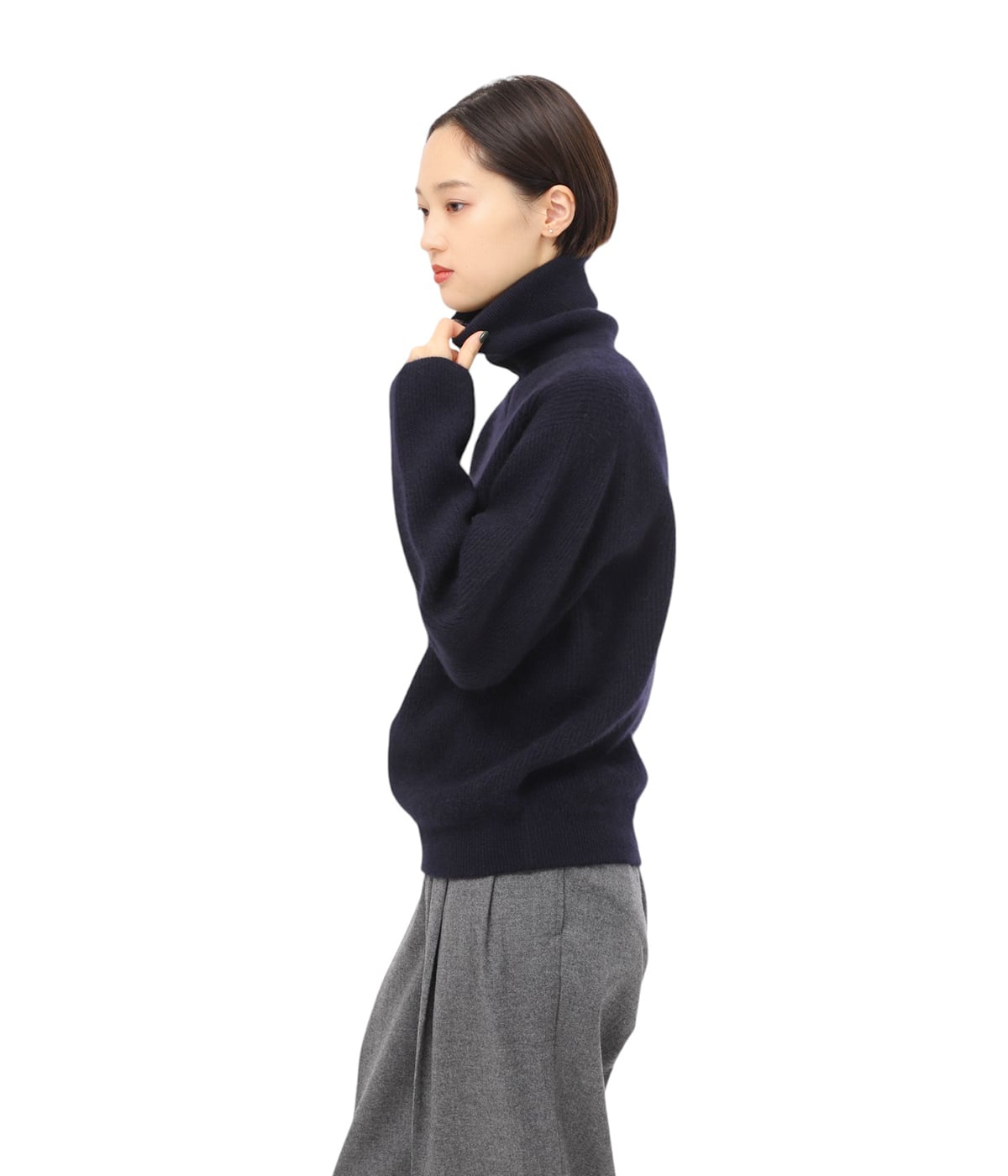 レディース】CASHMERE FOX DRIVERS KNIT | BATONER(バトナー