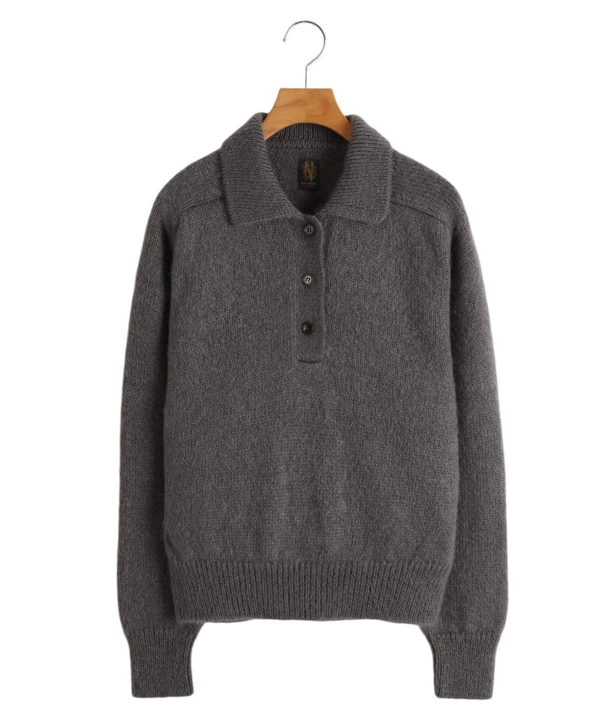 レディース】PURE MOHAIR100％ POLO | BATONER(バトナー