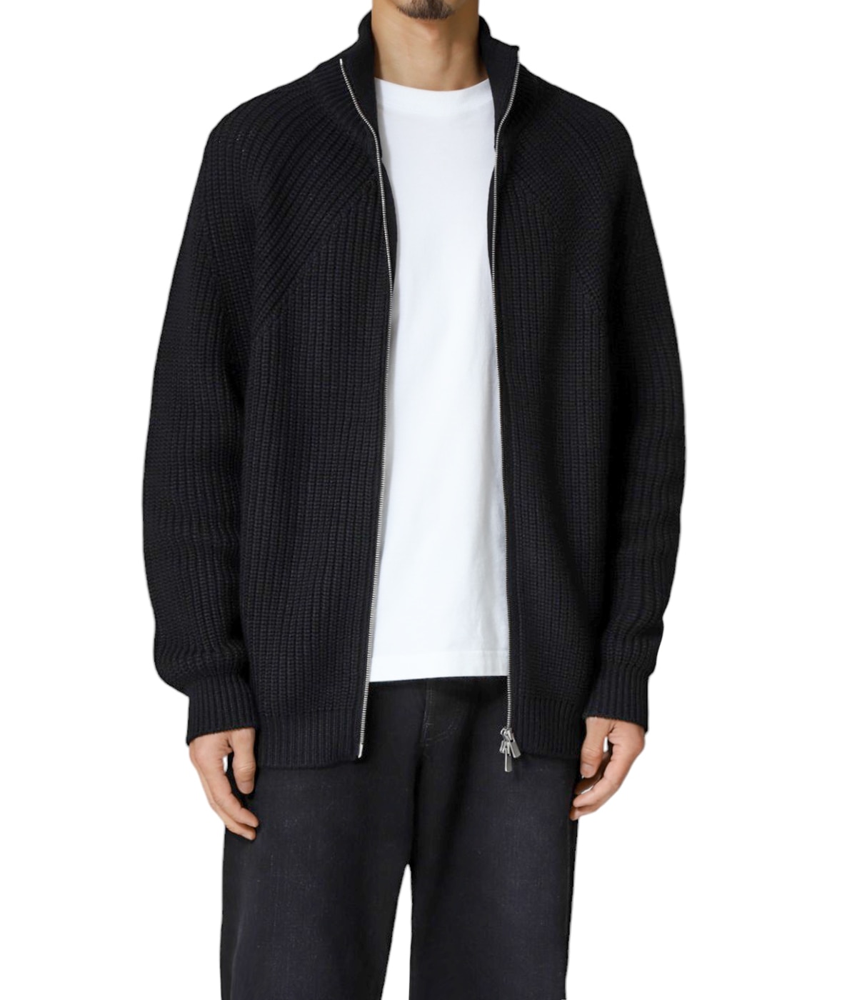 バトナーダークグレー リブ編み カーディガン Batoner Knit Cardigan｜ニューバランス公式通販 | - New Balance