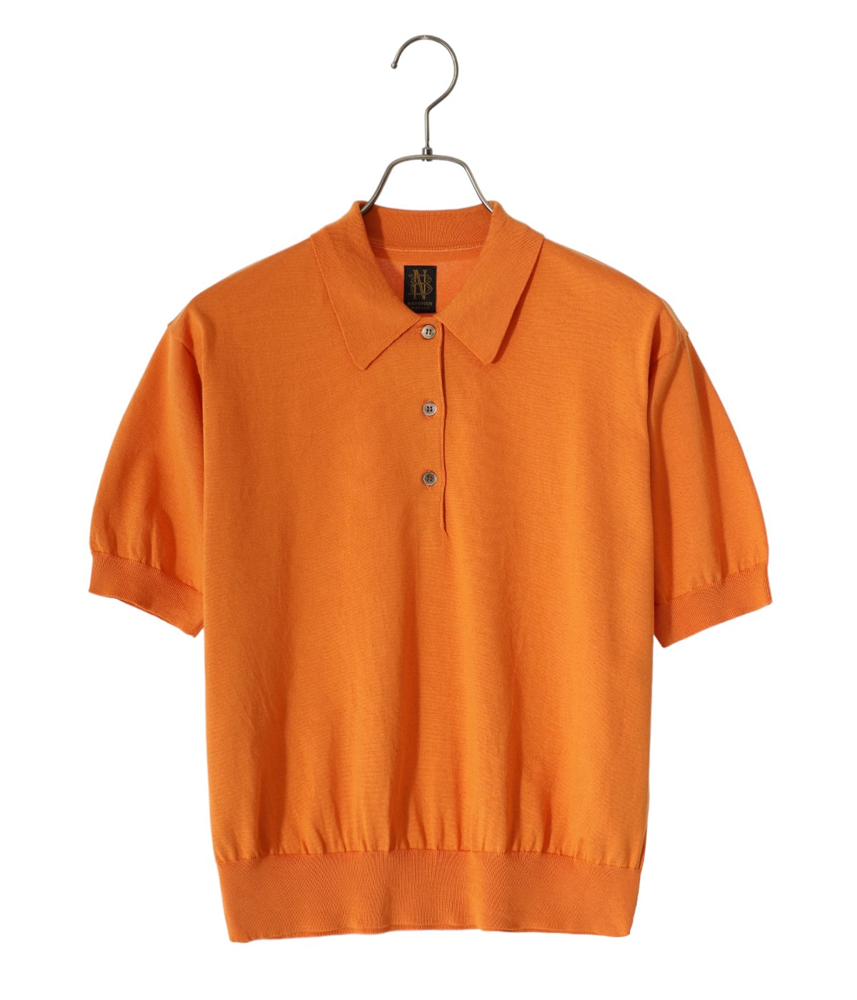 BATONER HIGH GAUGE POLO バトナー ニットポロ レディース】THE SEAISLAND COTTON HIGH GAUGE POLO S/S