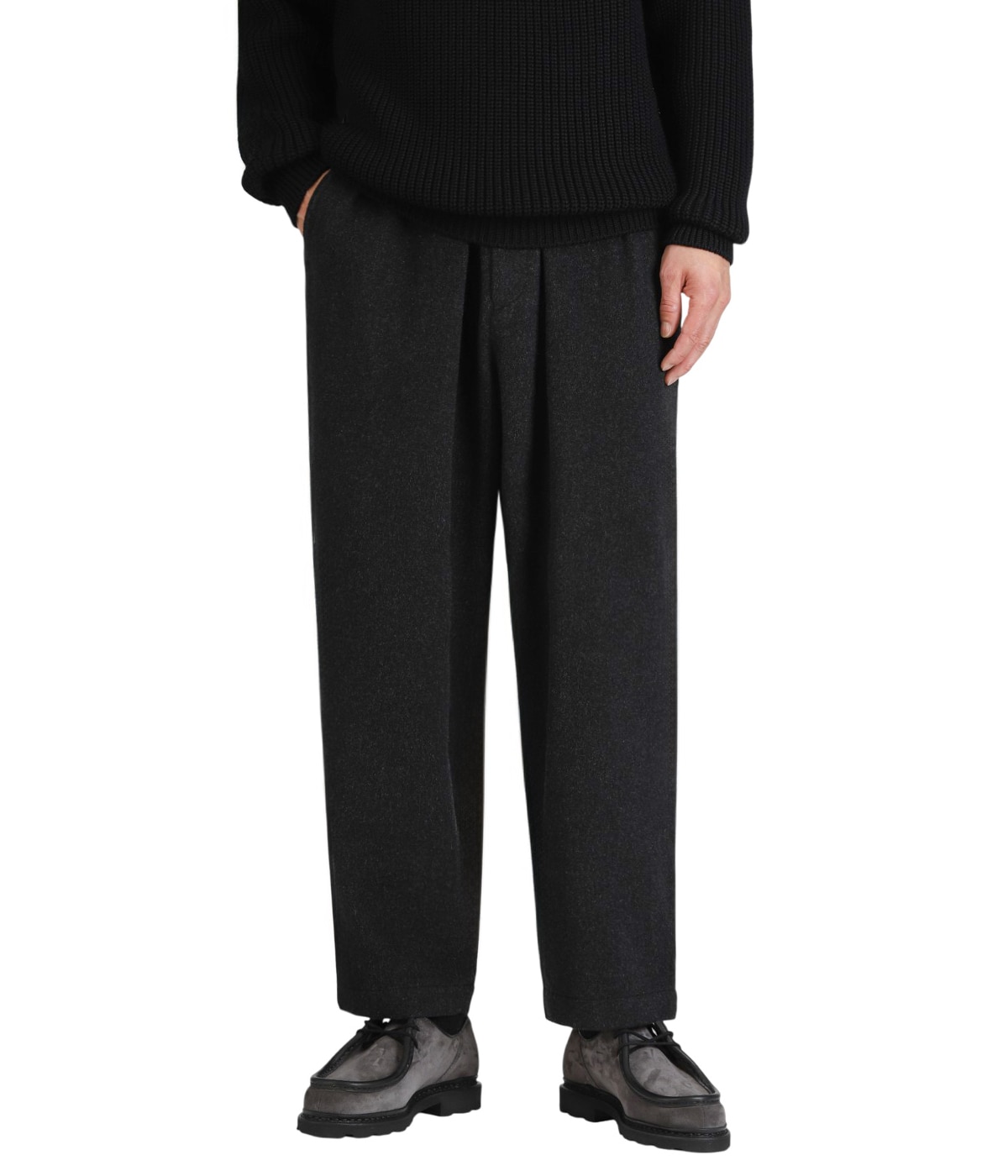 SHUKUJU CASHMERE TRACK PANTS | BATONER(バトナー) / パンツ ボトムス