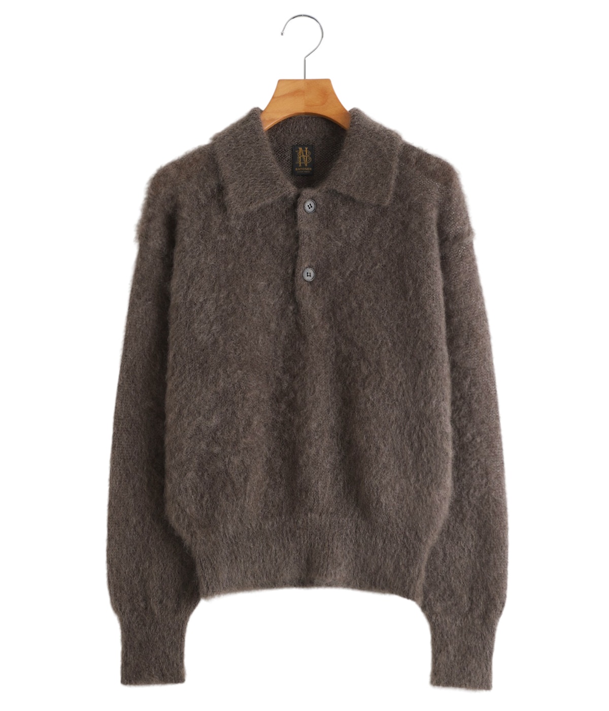 レディース】PURE MOHAIR SHAGGY POLO | BATONER(バトナー) / トップス