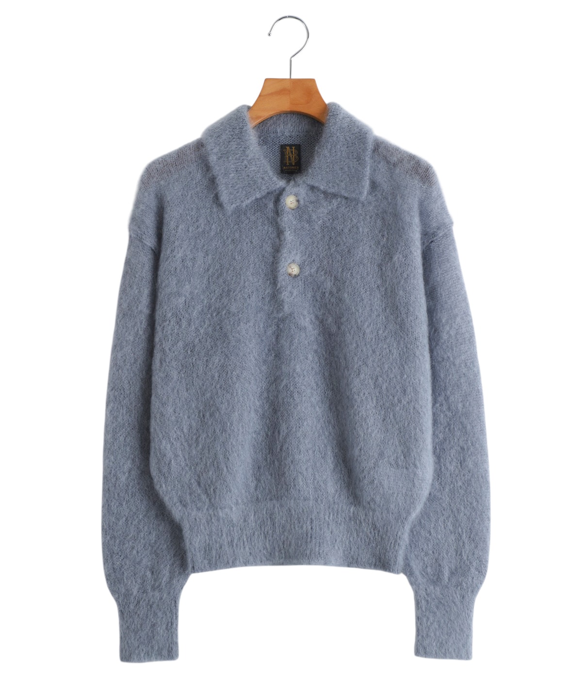 トップス BATONER PURE MOHAIR KNIT POLO Men PURE MOHAIR POLO - BATONER｜ONLINE STORE