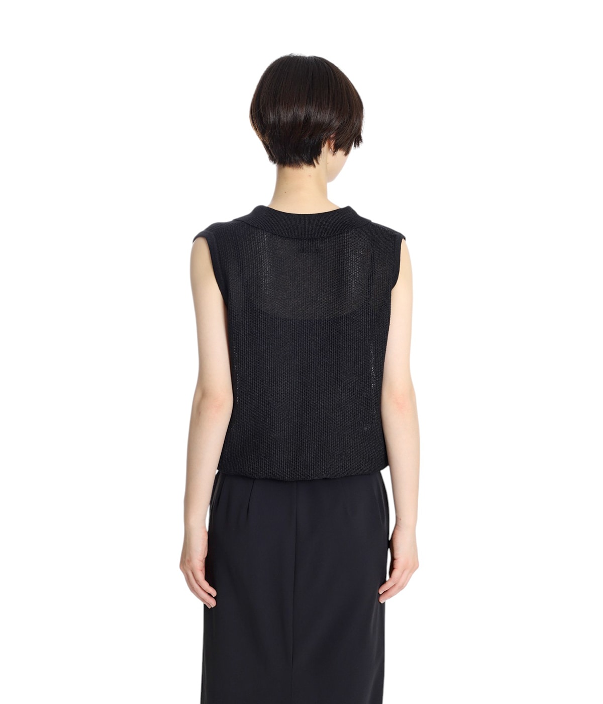 レディース】OX SUMMER KNIT NO SLEEVE SKIPPER | BATONER