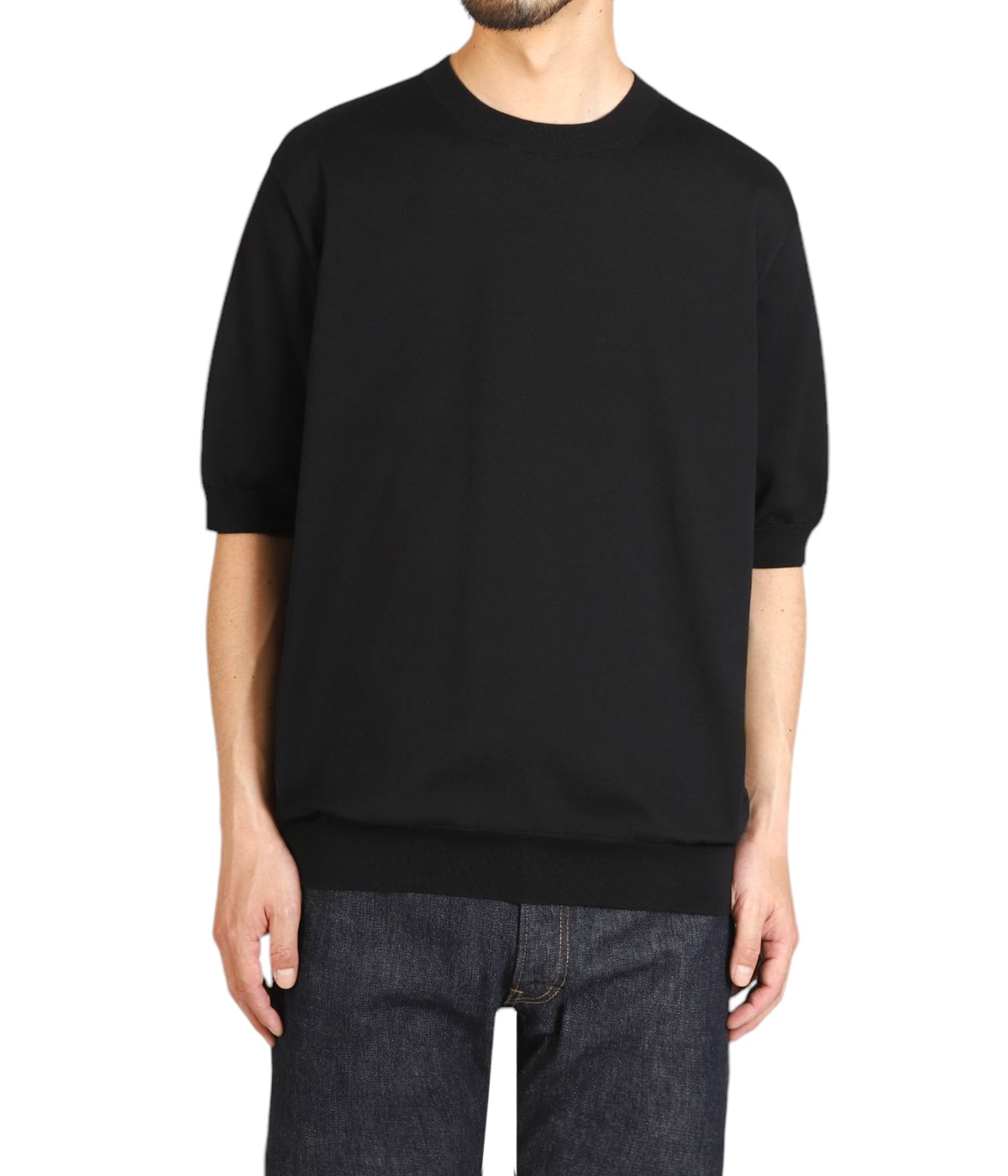 【BATONER】THE SEAILAND COTTON CREW NECK Men's THE SEA ISLAND COTTON SIGNATURE CREW NECK