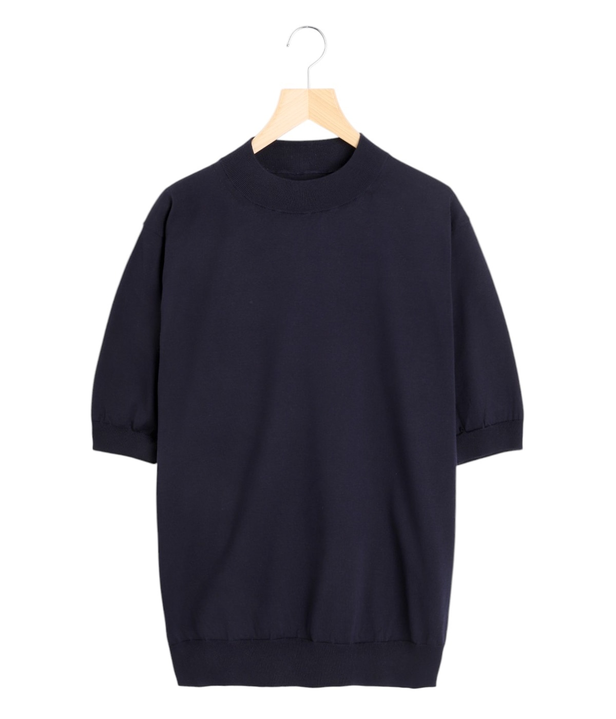 23ss BATONER コットンカシミヤ モックネック セーター THE SEAISLAND COTTON MOCK NECK S/S | BATONER(バトナー