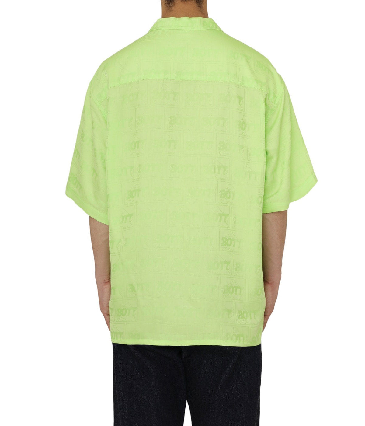 Jacquard Satin S/SL Shirt | BOTT(ボット) / トップス 半袖