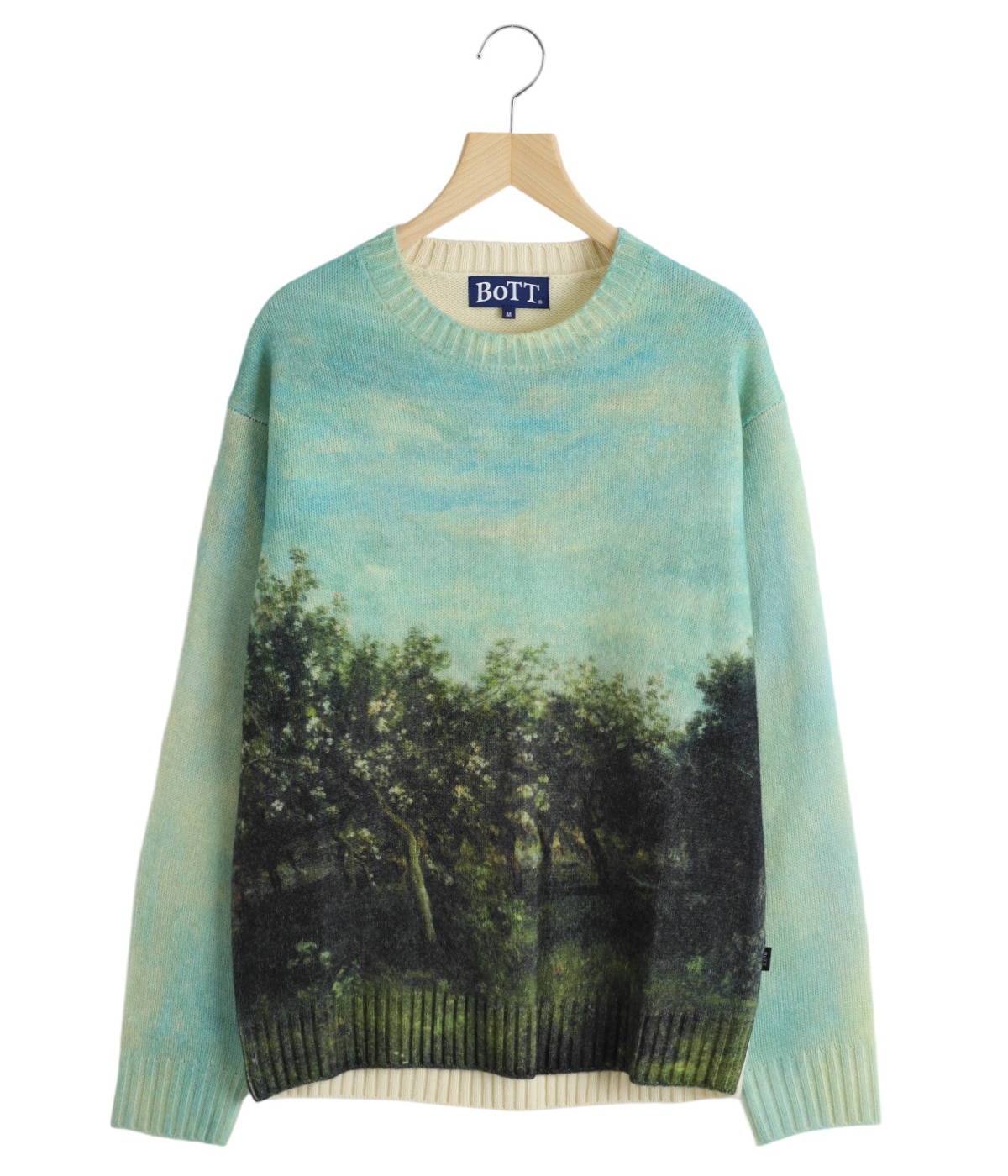 【最安値】bott summer knit ニット セーター Apple Printed Knit Sweater | BOTT(ボット) / トップス ニット