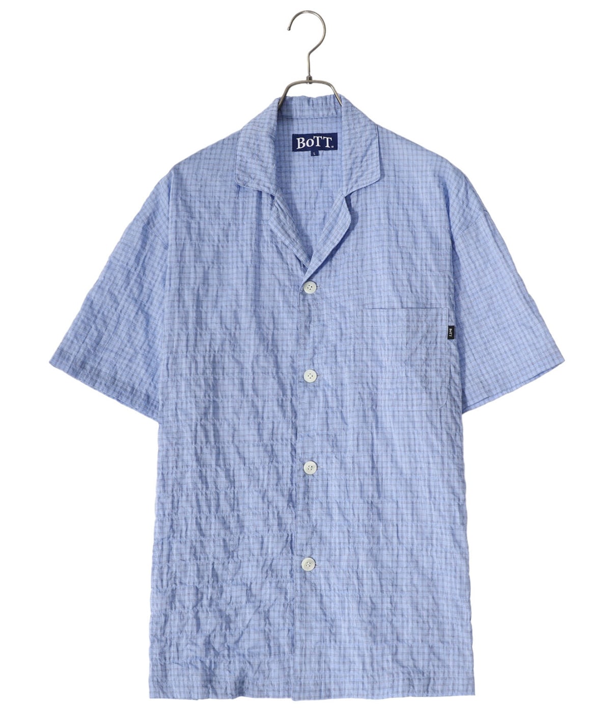 BOTT ネルシャツ Sparkle Mesh S/S Shirt | BOTT(ボット) / トップス 半袖シャツ