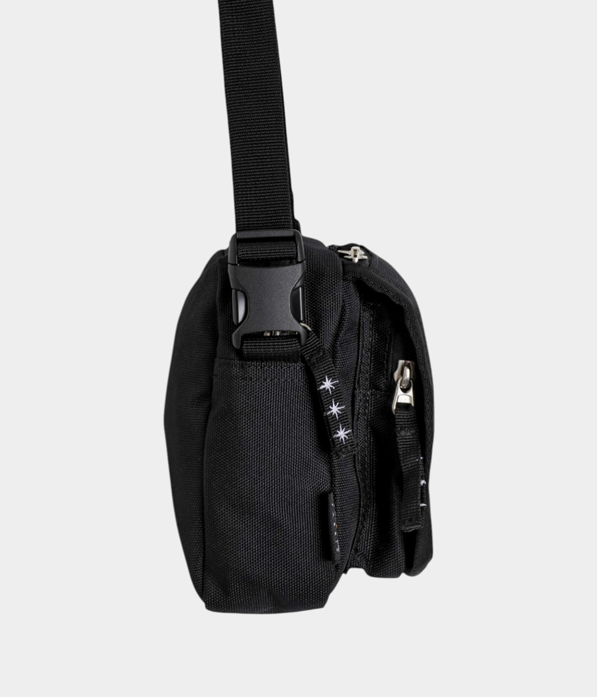 ショルダーバッグ・ポシェット bohemian shoulder bag BK ボクシー フロントフラップショルダーバッグ - ジェットブラック