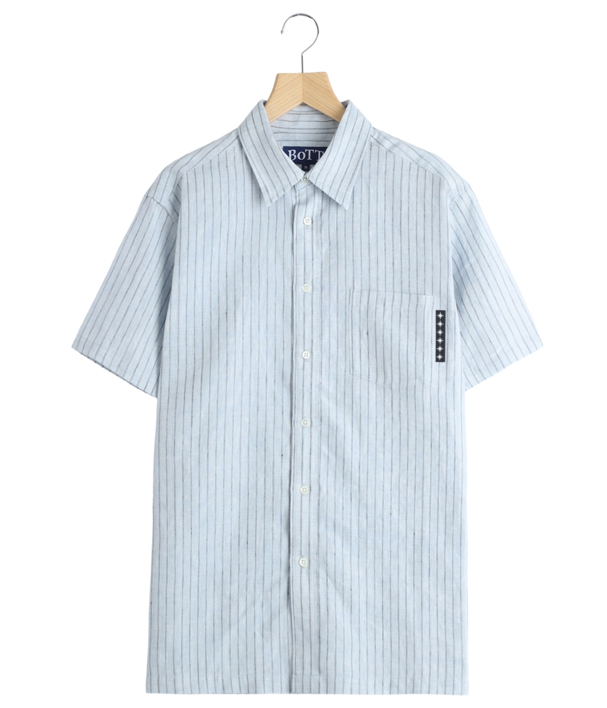 Striped S/S Shirt | BOTT(ボット) / トップス 半袖シャツ (メンズ)の 