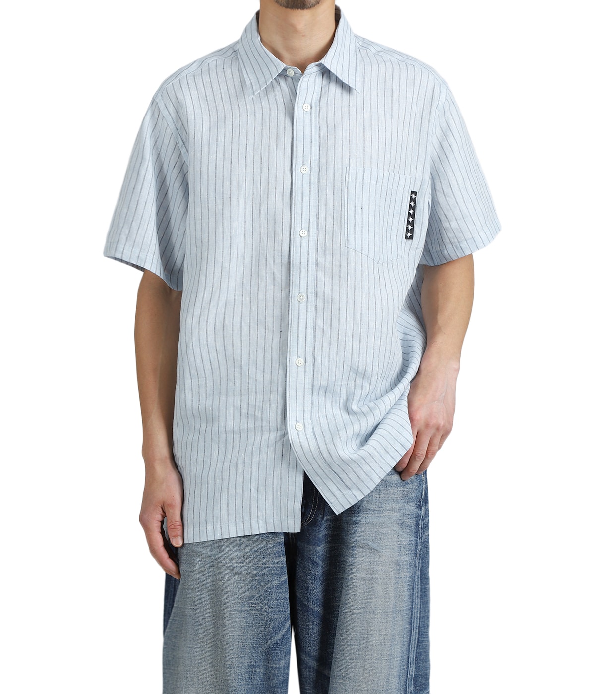 Striped S/S Shirt | BOTT(ボット) / トップス 半袖シャツ (メンズ)の