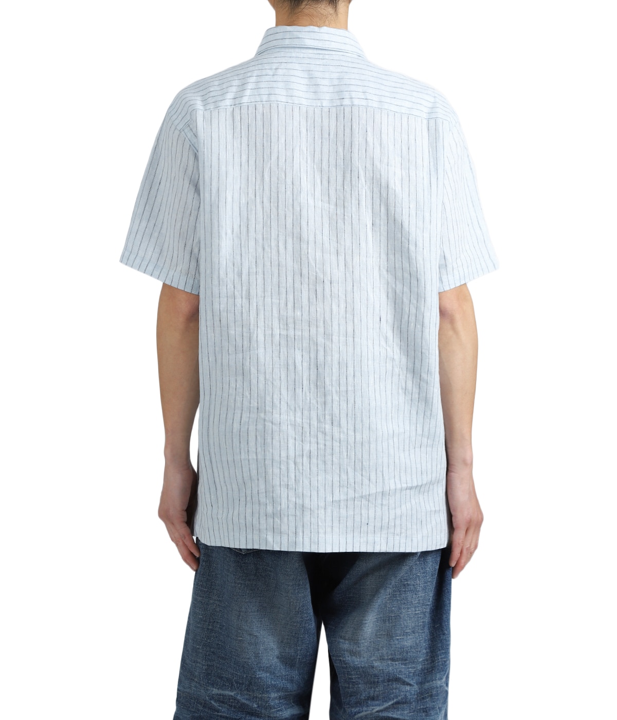 BoTT ボット ストライプ 半袖シャツ プルオーバー Lサイズ Striped S/S Shirt | BOTT(ボット) / トップス 半袖シャツ (メンズ)の