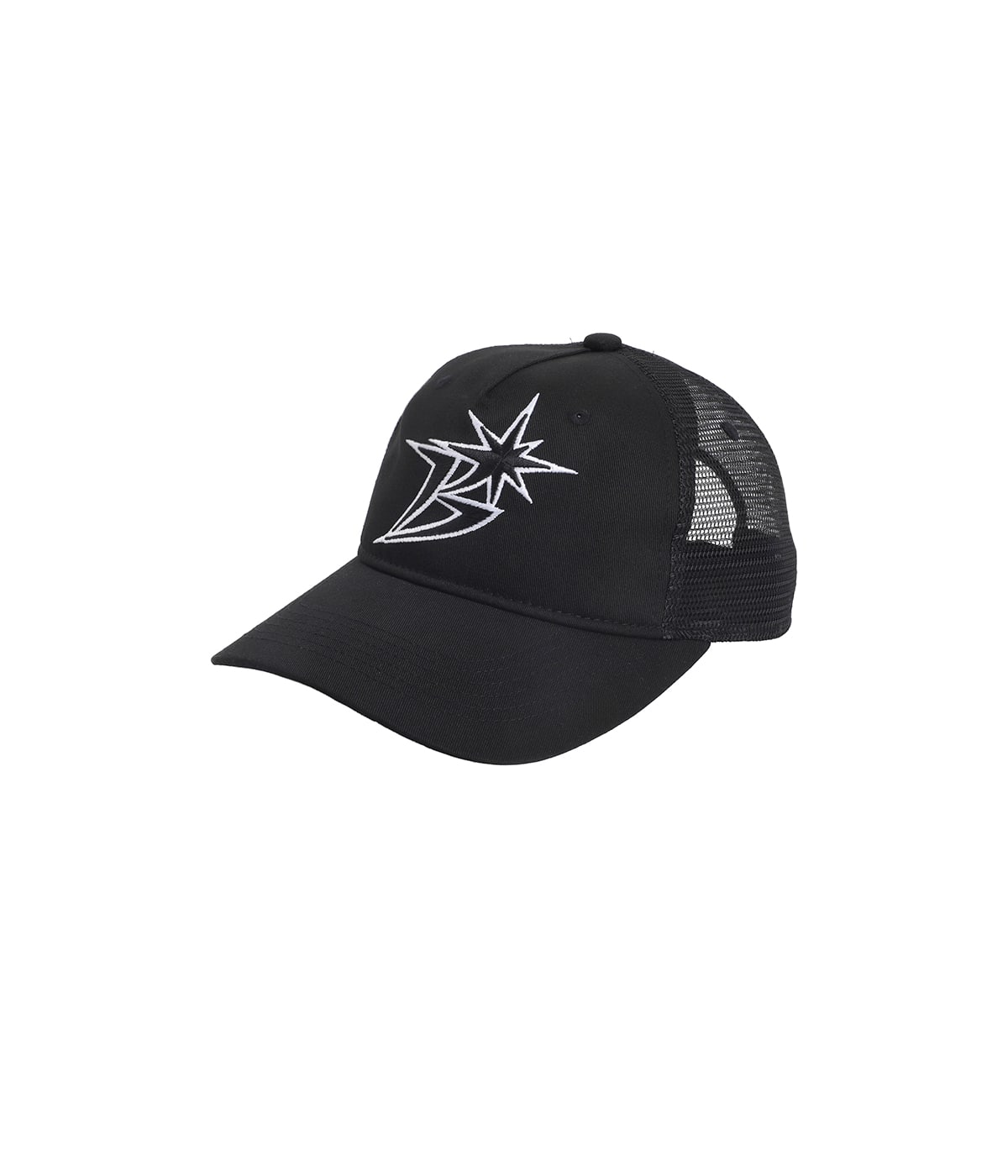 BoTT CAP ブラック B Logo Mesh-Back 5-Panel Cap | BOTT(ボット) / 帽子 キャップ