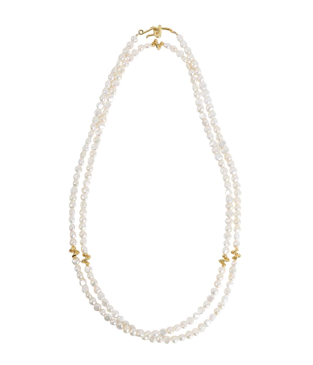 【レディース】BAROQUE PEARL ROPE BELT NECKLACE 130