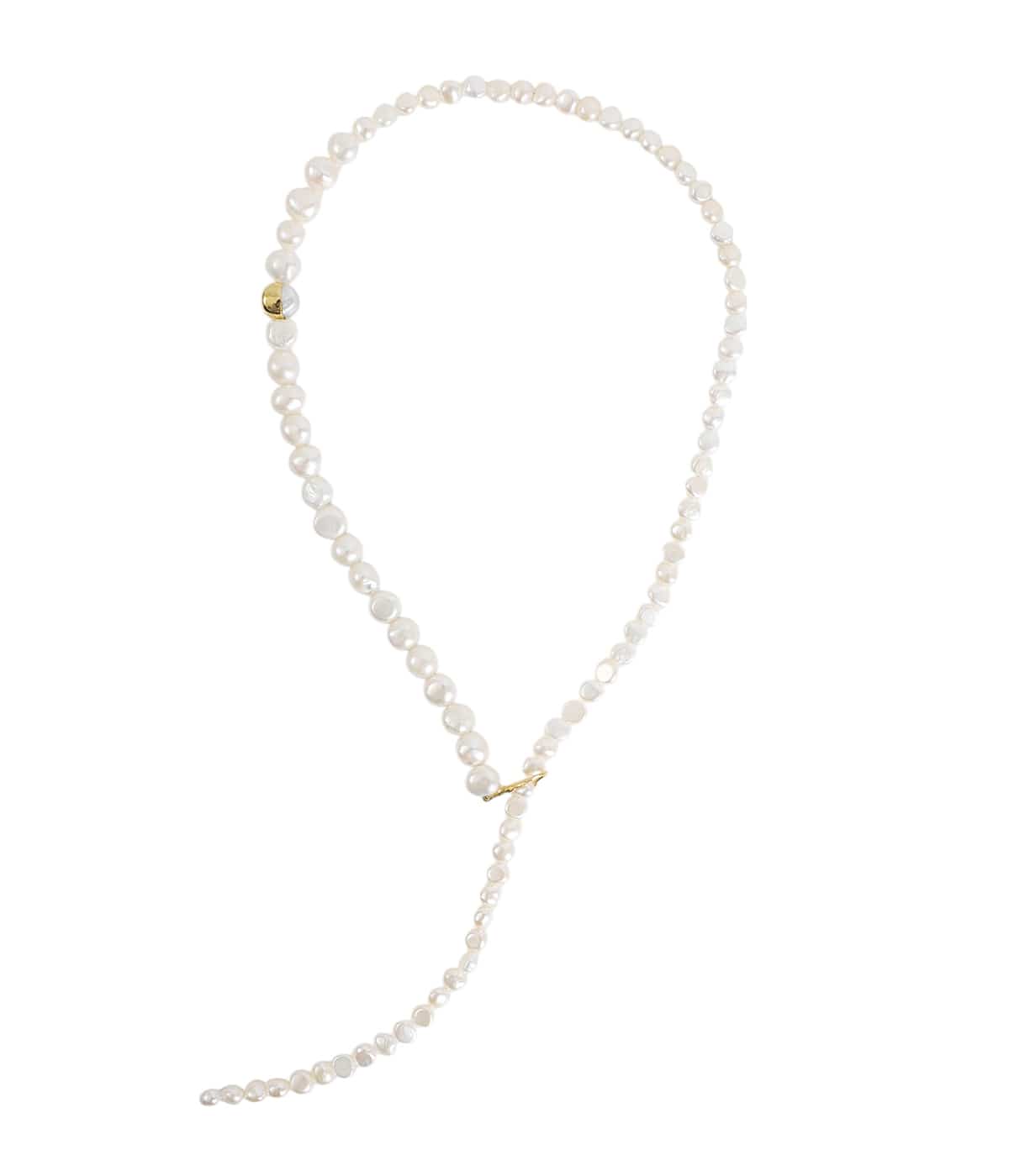 【レディース】BAROQUE PEARL LARIAT NECKLACE