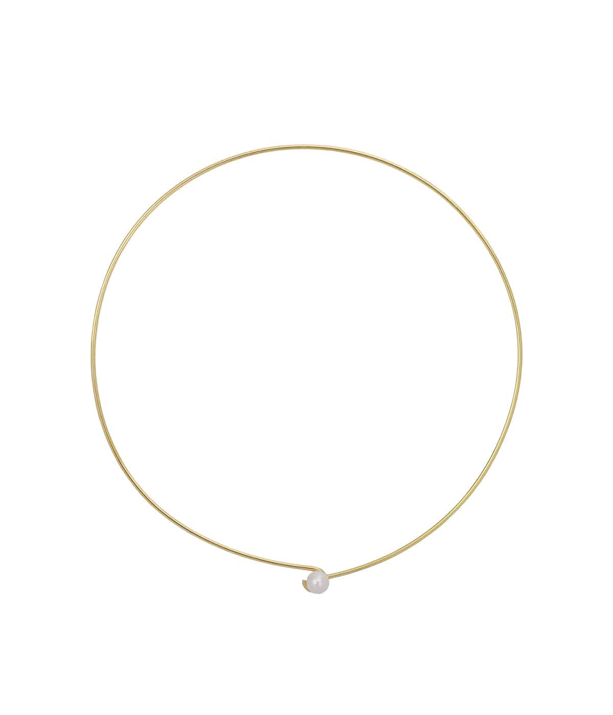 【レディース】BAROQUE PEARL LINE CHOKER NECKLACE 38