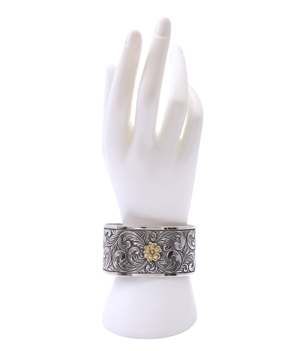 LARRY SMITH 18k 唐草ローズ バングル　ゴローズ  　ラリースミス LARRY SMITH 18k 唐草ローズ バングル ゴローズ ラリースミス