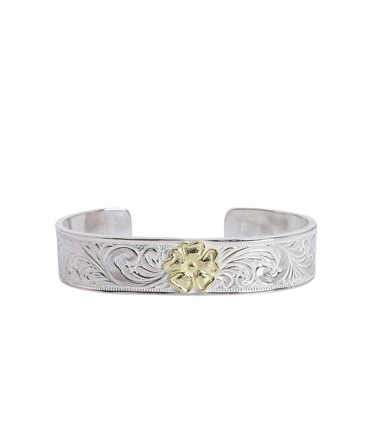 アクセサリー LARRY SMITH KARAKUSA ROSE BRACELET KARAKUSA ROSE BRACELET No. 42 (20mm, 18K GOLD ACCENT