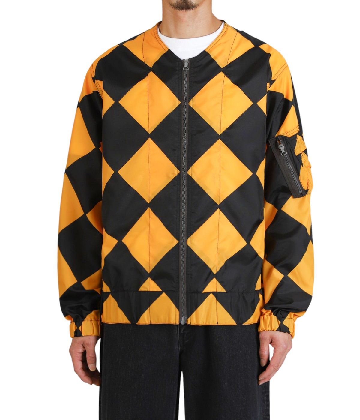 G-1 ラインクルーマンジャケット オレンジ Mサイズ Backers」G-1 ラインクルーマンジャケット オレンジ - 古着屋