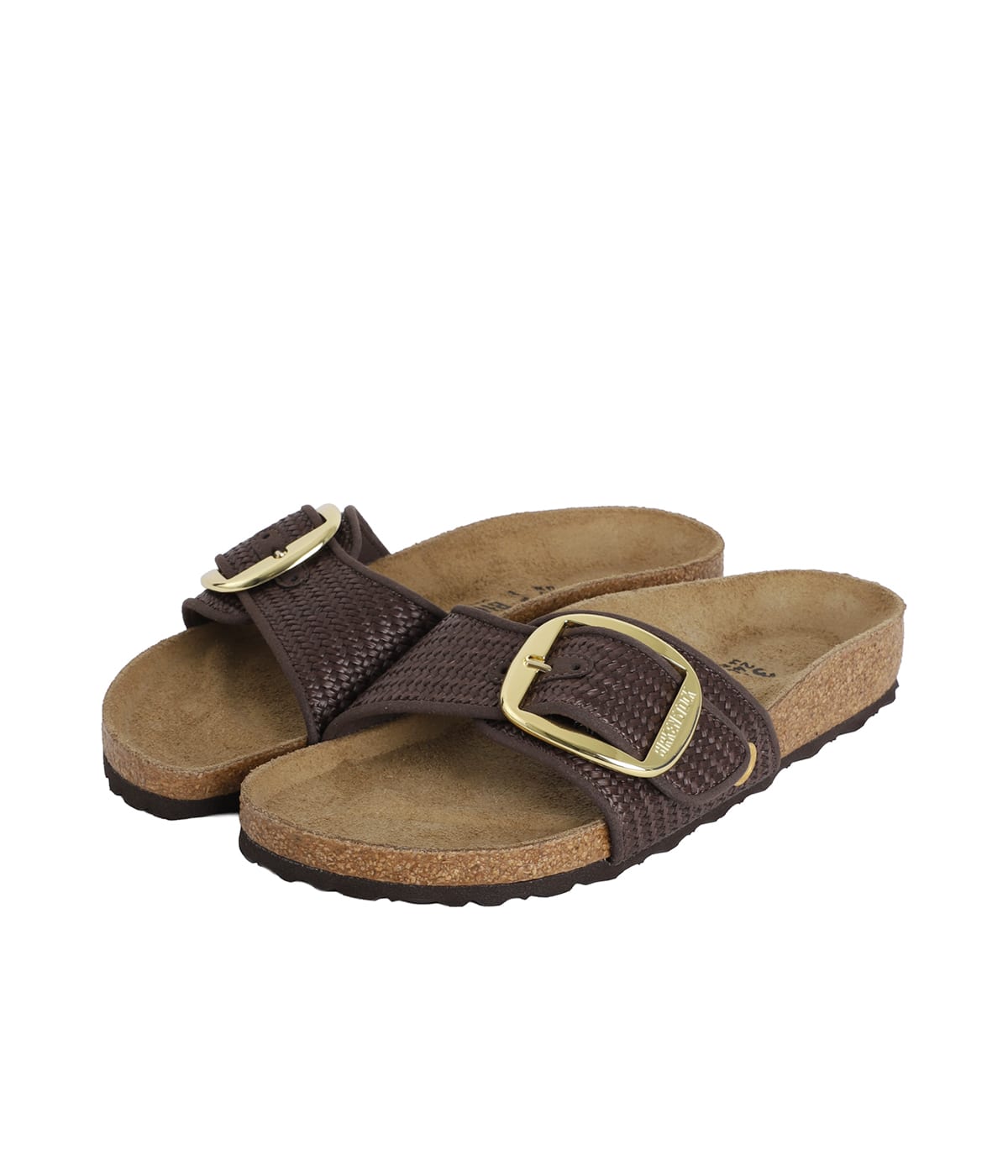 レディース】MADRID BIG BUCKLE RAFFIA (ナローフィット 