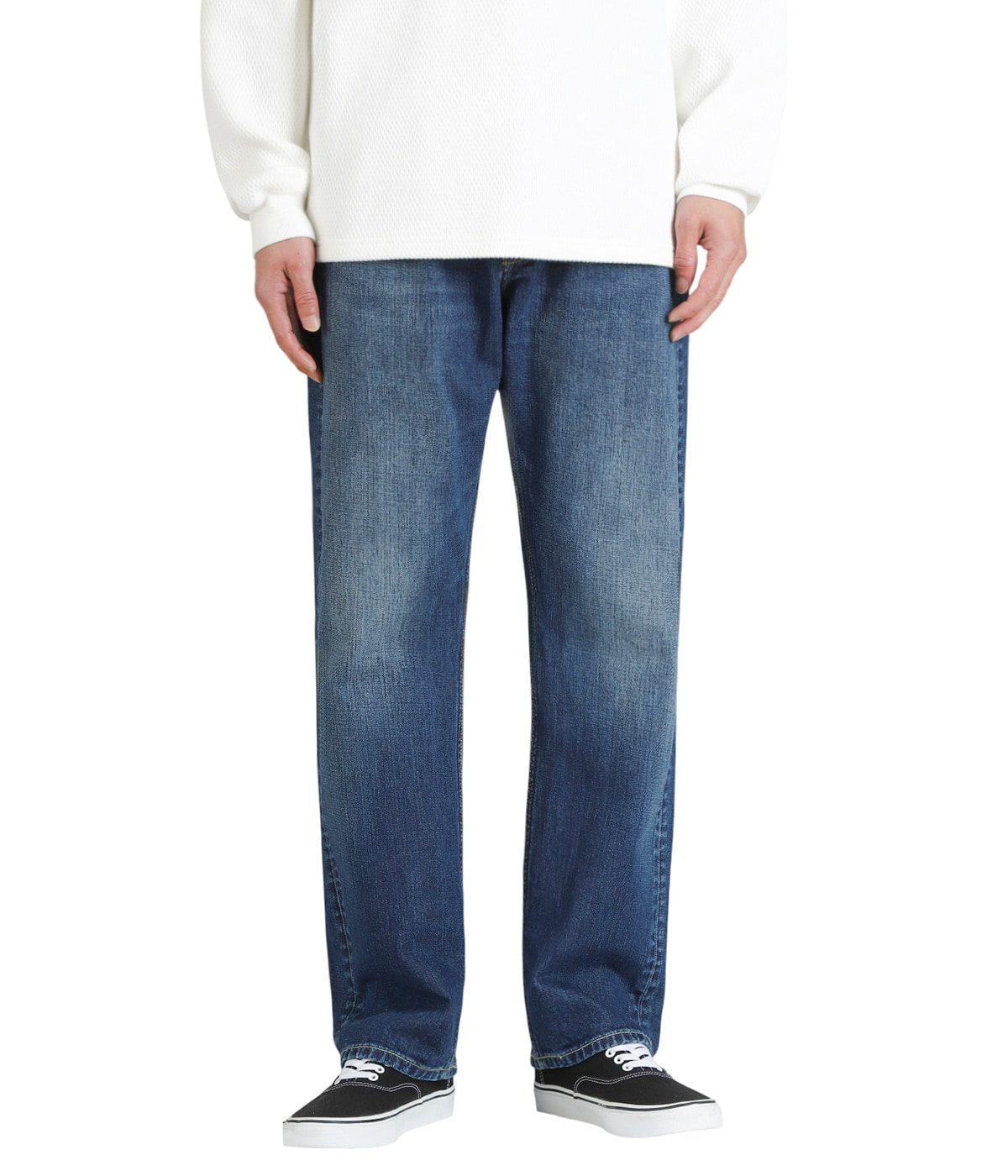 スタンダードカリフォルニア　イージーパンツ　デニム　ジーンズ　スタカリ　W32 p14040304-b.jpg