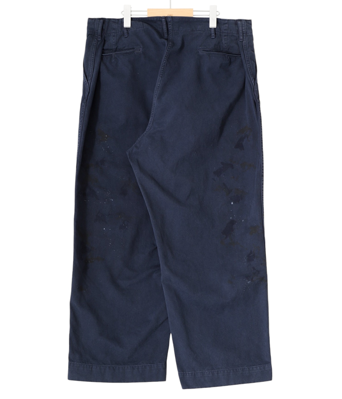 BOWWOW ネイビー チノパン BOW WOW WORK TROUSERS DUSTY チノパン ネイビー - メルカリ